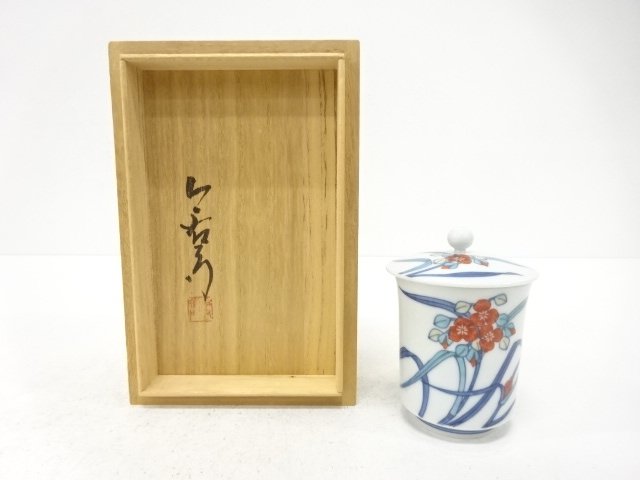 JAPANESE COLLECTIBLE / IMAIZUMI IMAEMON ZUKURI NISHIKI TEACUP / DESIGN
